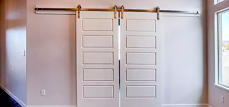 Glass Barn Door with Installation Hardware Kit Richmond West